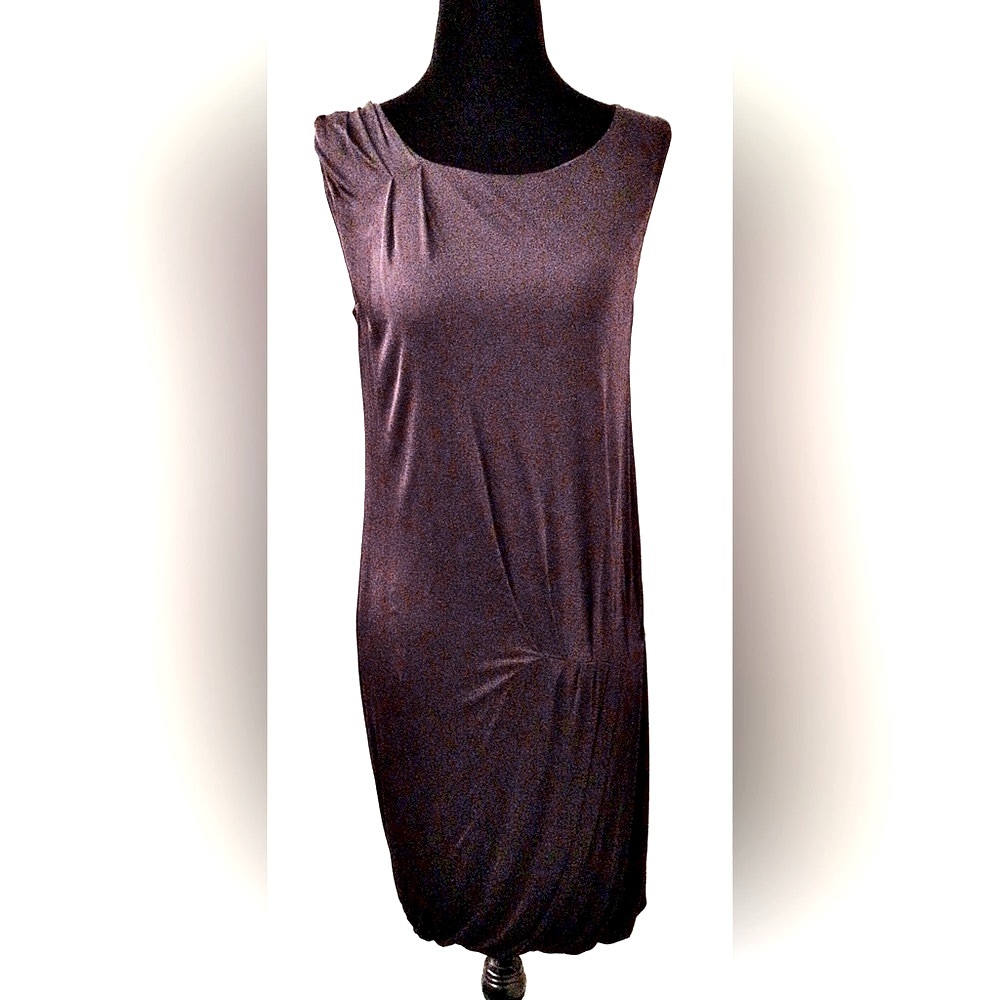 PENNY BLACK Deep Purple-Eggplant Sleeveless Dress Small.